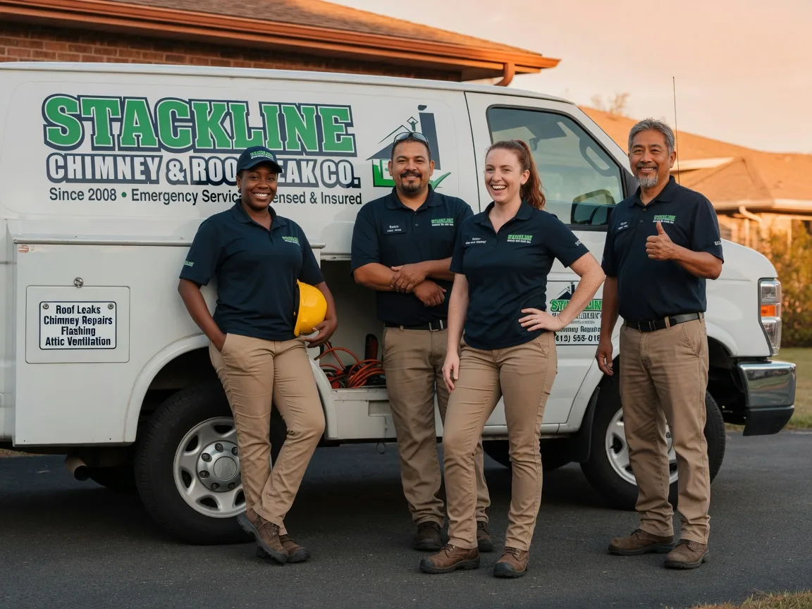 Chimney flashing repair company in Basile, LA